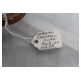 Vintage Imperial Caramel Slag Glass Pitcher with Ornate Design