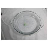 Set of 5 Vintage Glass Pie Plates with Intricate Design