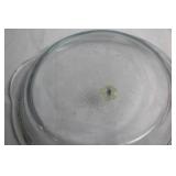 Set of 5 Vintage Glass Pie Plates with Intricate Design