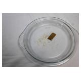 Set of 5 Vintage Glass Pie Plates with Intricate Design