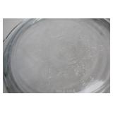 Set of 5 Vintage Glass Pie Plates with Intricate Design