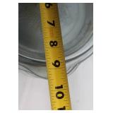 Set of 5 Vintage Glass Pie Plates with Intricate Design