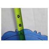 Set of Antique Cobalt Blue Depression Glass Plates and Sugar Bowl