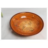 Pennsbury Pottery "Dutch Talk" Sgraffito Bowl, 9" Diameter