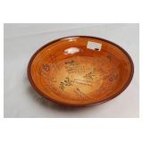 Pennsbury Pottery "Dutch Talk" Sgraffito Bowl, 9" Diameter