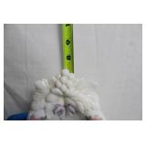 Vintage Westmoreland Milk Glass Dish with Victorian Hands and Floral Design