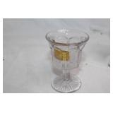 Set of 3 Vintage Glass Sugar Bowls and Creamer