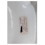 Pair of Westmoreland Milk Glass Compotes with Paneled Grape Design