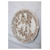 1982 Ivory Dynasty Oriental Decorative Plate by Armat Imports