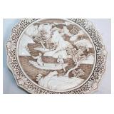 1982 Ivory Dynasty Oriental Decorative Plate by Armat Imports
