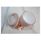 Cased Glass Covered Candy Dish Pink Opal Finish