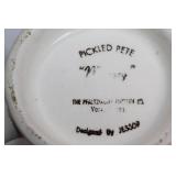 Vintage Pfaltzgraff Mugsy Pickled Pete Mug 1956