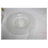 Set of Vintage NY Central Tray and Fostoria Console Bowl