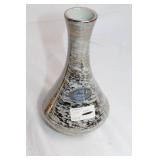 Set of 3 Stangl Pottery Vases with 22K Gold and Colonial Silver Designs