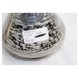 Set of 3 Stangl Pottery Vases with 22K Gold and Colonial Silver Designs