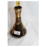 Set of 3 Stangl Pottery Vases with 22K Gold and Colonial Silver Designs