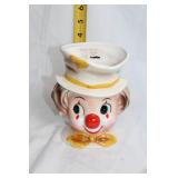 Vintage Relpo Clown Head Vase Model 6008