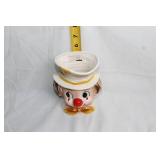 Vintage Relpo Clown Head Vase Model 6008