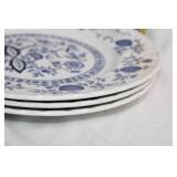 Set of 11 Wedgwood Blue Heritage Dinner and Soup Bowls