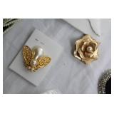 Collection of Assorted Vintage and Costume Jewelry with Accessories