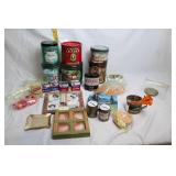 Vintage Collectible Tins and Memorabilia Set
