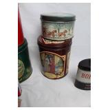Vintage Collectible Tins and Memorabilia Set