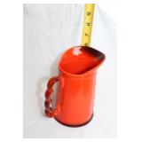 Vintage Metlox Red Rooster Ceramic Serving Set