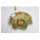 Northwood Three Fruits Aqua Opal Bowl