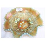 Northwood Three Fruits Aqua Opal Bowl