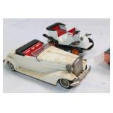 Set of Vintage Toy Cars with Kellogg