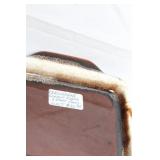 Vintage Brown Pottery Dinnerware and Serving Set