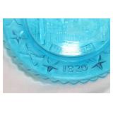 Collection of Vintage Blue Depression Glassware