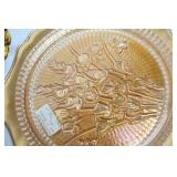 Collection of Vintage Amber Depression Glassware