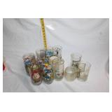 Collection of 15 Flashback Cartoon and Movie-Themed Glasses