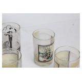 Collection of 15 Flashback Cartoon and Movie-Themed Glasses