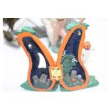 Assorted Halloween-Themed Decorative Figurines and Candle Holders