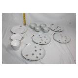 Spode Bone China Granada and Rose Floral Tea Set