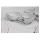 Spode Bone China Granada and Rose Floral Tea Set