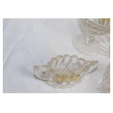 Collection of Vintage Crystal Glassware - 16 Pieces