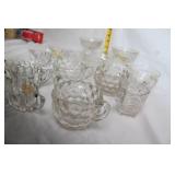 Collection of Vintage Crystal Glassware - 16 Pieces