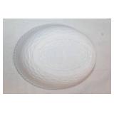 Vintage Milk Glass Hen on Nest Covered Dish