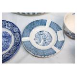 Liberty Blue Historic Colonial Scenes Dinnerware Set - 28 Pieces