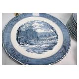 Liberty Blue Historic Colonial Scenes Dinnerware Set - 28 Pieces