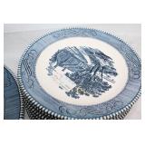 Liberty Blue Historic Colonial Scenes Dinnerware Set - 28 Pieces