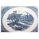 Liberty Blue Historic Colonial Scenes Dinnerware Set - 28 Pieces