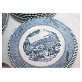 Liberty Blue Historic Colonial Scenes Dinnerware Set - 28 Pieces