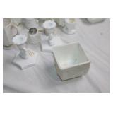 Collection of Vintage Milk Glass DÃ©cor Pieces