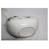 Hull Pottery Moon Basket with Vine Design