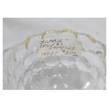 Collection of 10 Vintage Glass Sugar Bowls and Creamers