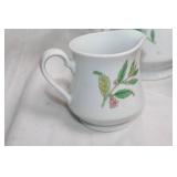 Vintage Porcelain Tea Set with Floral Design